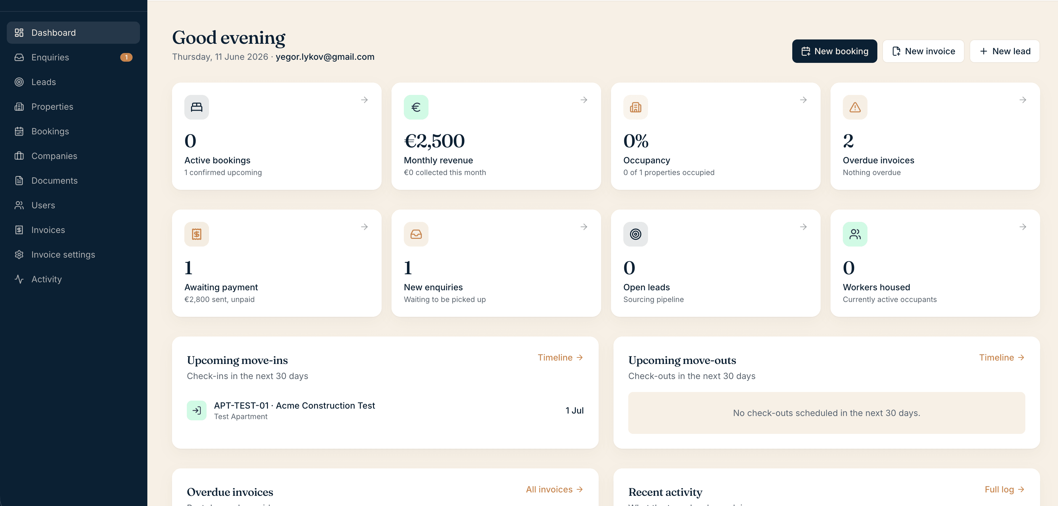 Property management platform